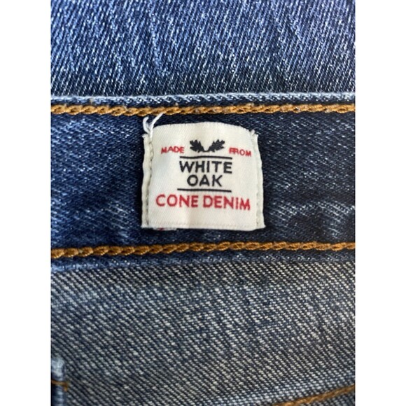 Rare Levi’s White Oak Cone Denim Jeans Raw Hem High-Rise Button Fly Size 28 - Picture 9 of 15